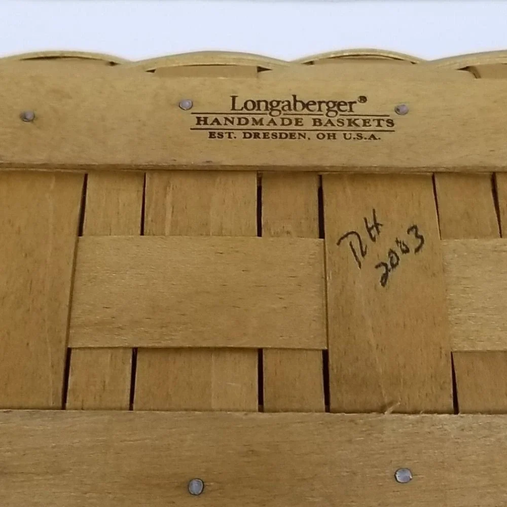 Longaberger Bagel‎ Basket Warm Brown HARD PLASTIC protector 2003